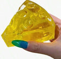 Soft clear cheese slice sugar squishy