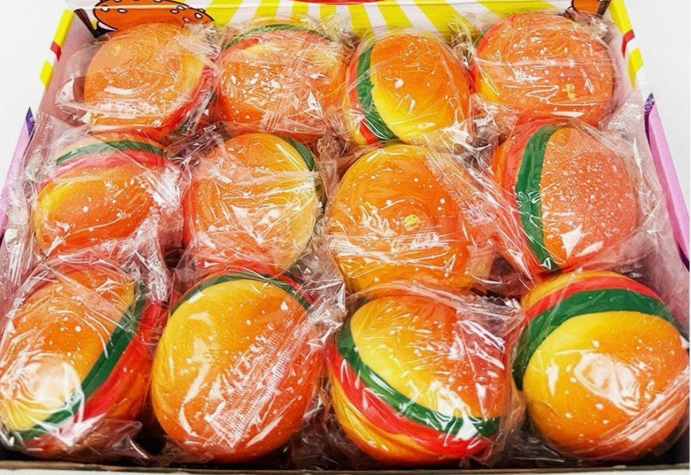 SQUISHY HAMBURGER - TO SQUEEZE, NOT TO EAT!!