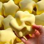Yellow Milk Scent Star Squeeze Toy | Slow Rising Stress Relief and Decompression Gift