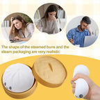 Colorful 6 Styles Glitter Dumpling Glitter Dumpling Squishy with Box Dumplings Sensory Squeeze Toy for Stress Relief Toys