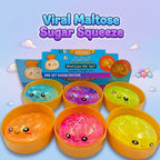 Glitter Slow Rise Maltose Dumpling Squishy Fidget Stress Relief Toy