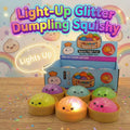 Light-Up Glitter Pectin Dumpling Squishy Fidget Toy